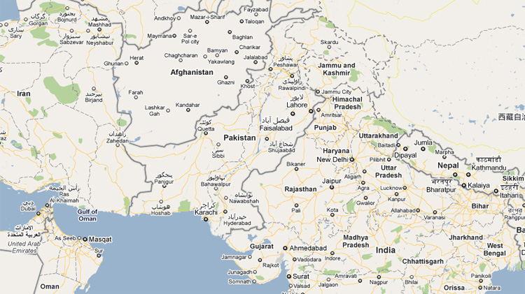 Maps of Pakistan