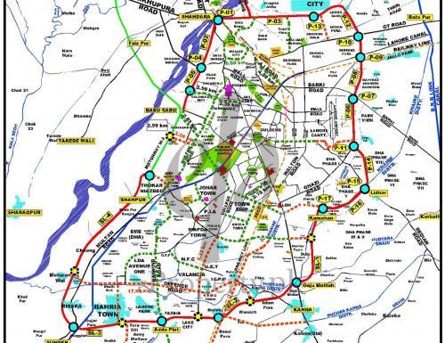 Lahore Master Plan Roads