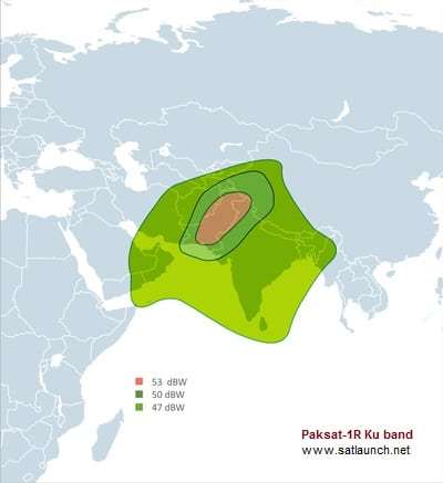 Paksat-1R Ku Band