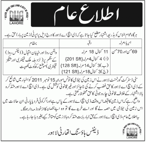 Defence Housing Authority (DHA) Defence Housing Authority (DHA)