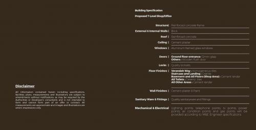 Defence Raya Fairways Commercial Center Building Specification