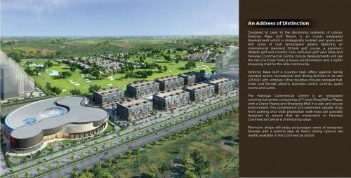 Defence Raya Fairways Commercial Center Render from Main