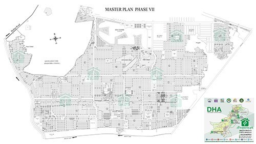 DHA Lahore Phase 7 Map