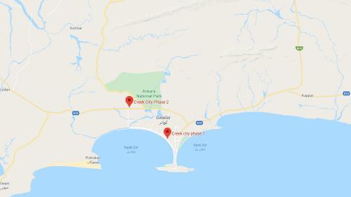 Creek City Phase 1 and Phase 2 Location