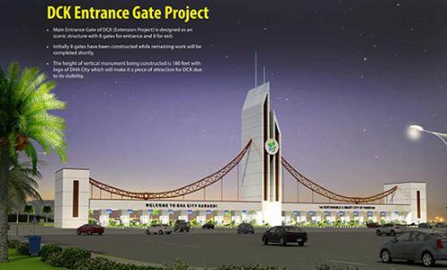 DHA City Karachi Entrance Gate