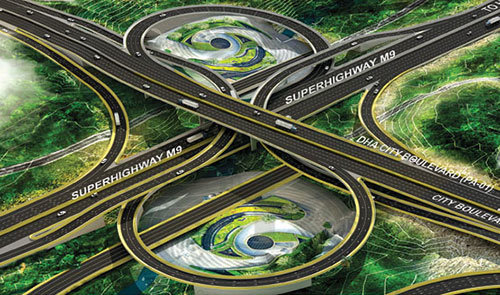 DHA City Karachi M9 Interchange