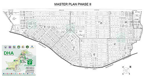 DHA Lahore Phase 2 Map