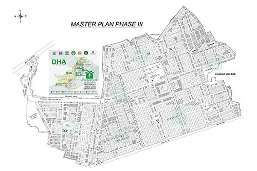 DHA Lahore Phase 3 Map