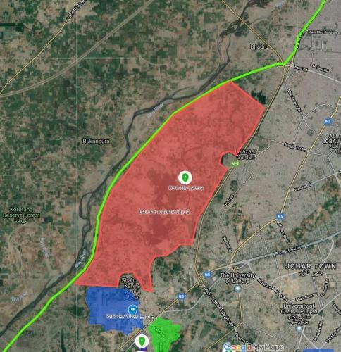DHA Phase 13 Proposed Location Ex DHA City Lahore