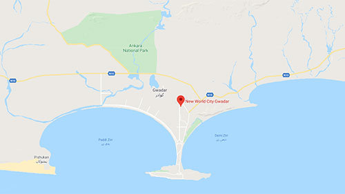 New World City Gwadar Location