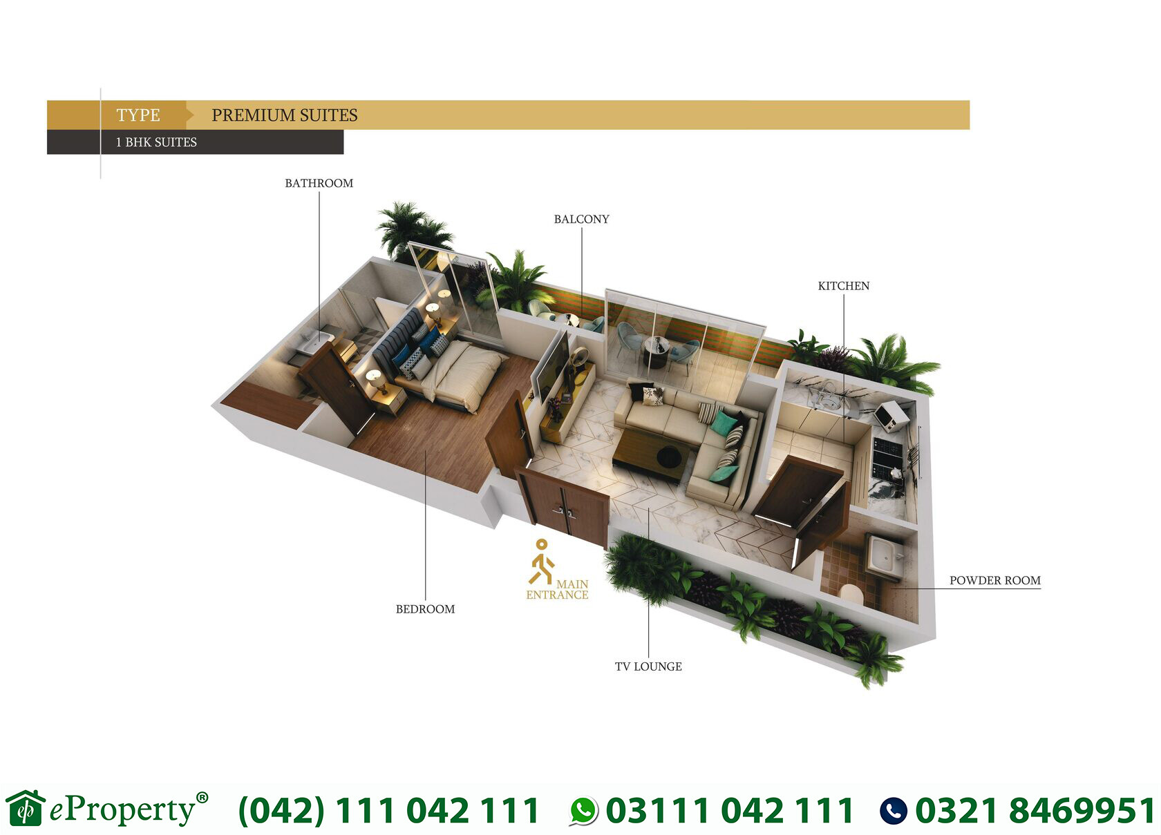 Autograph Lahore Platinum Suites 1 BHK