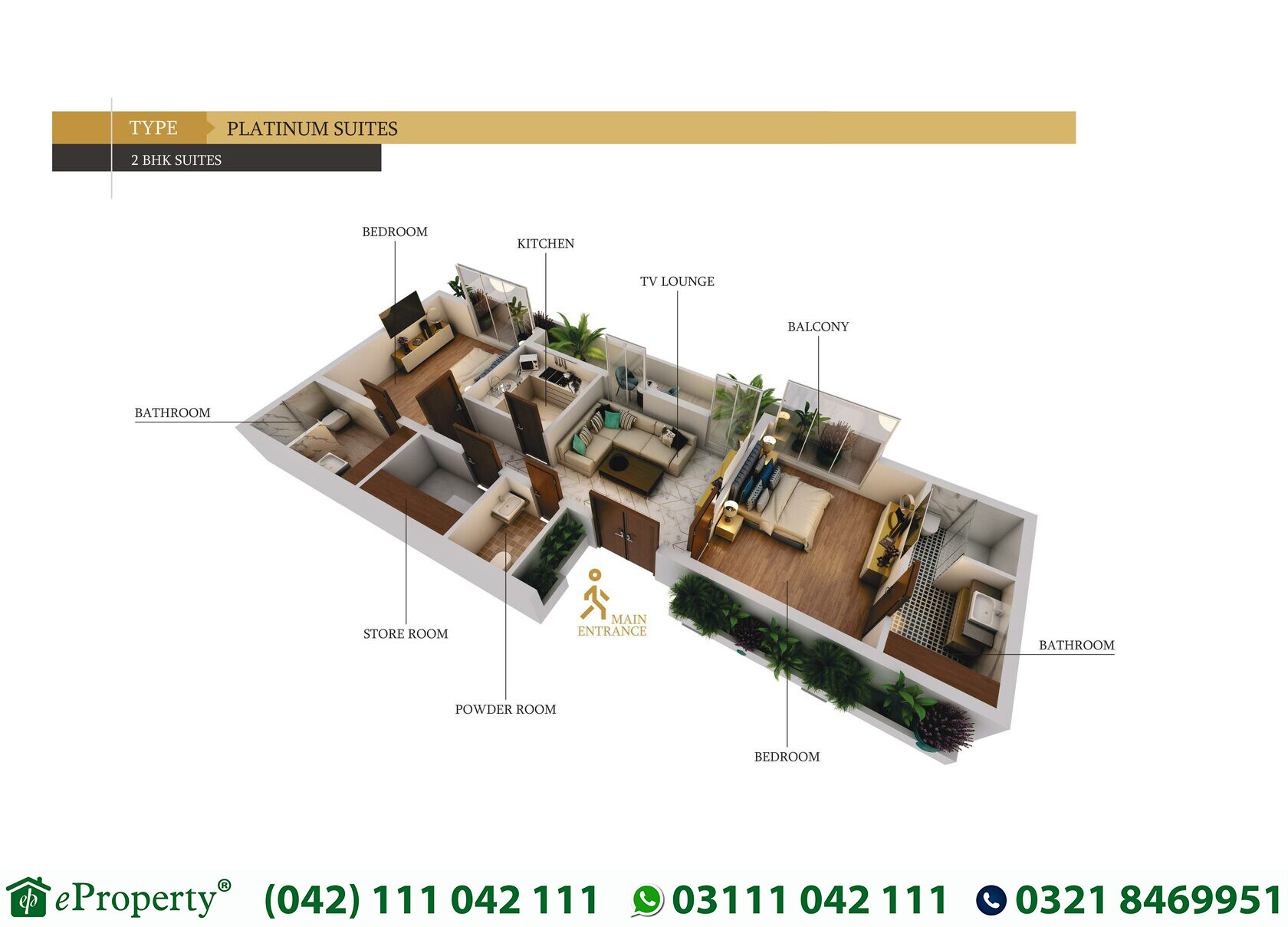 Autograph Lahore Platinum Suites 2 BHK
