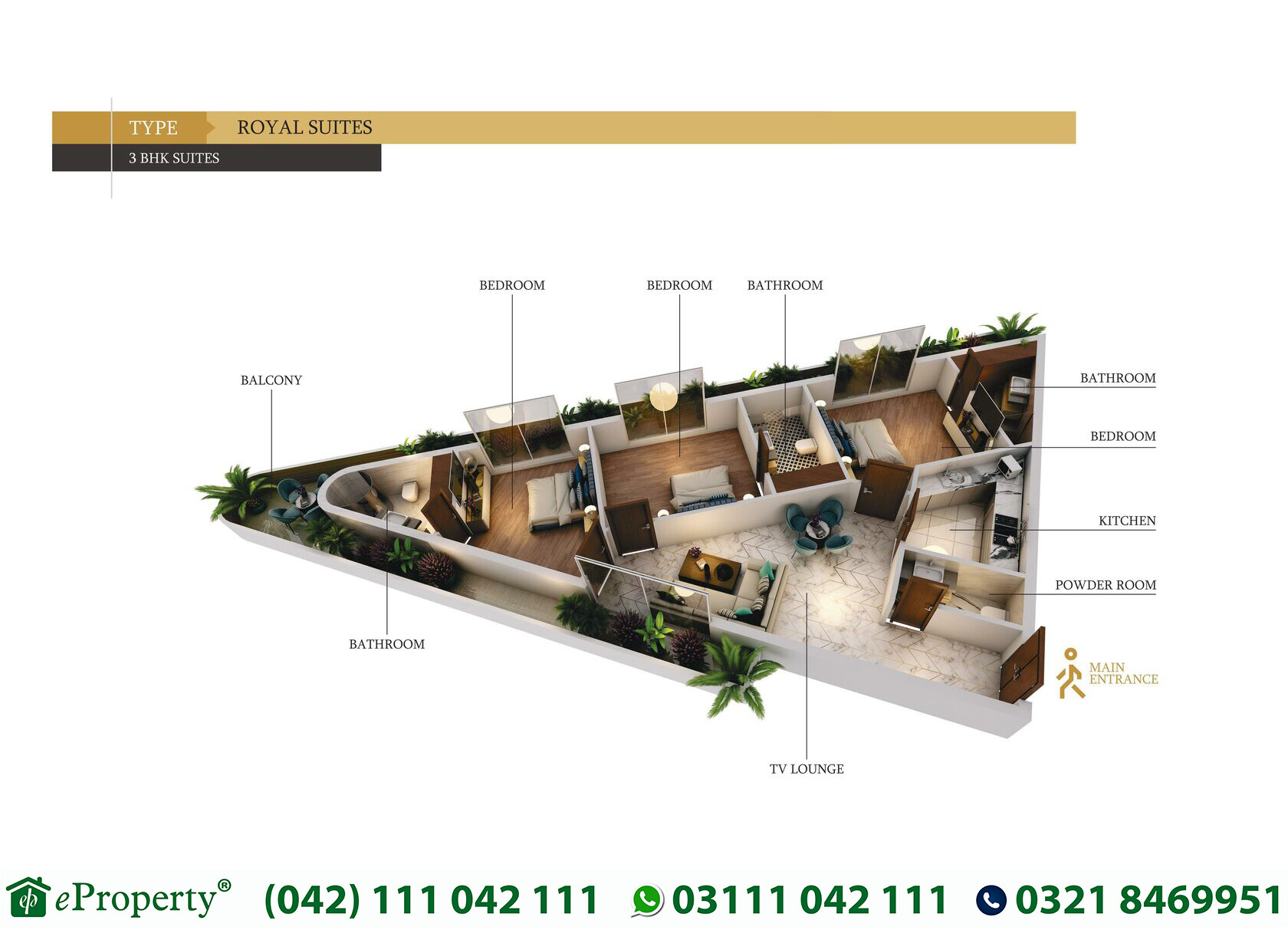 Autograph Lahore Royal Suits 3 BHK