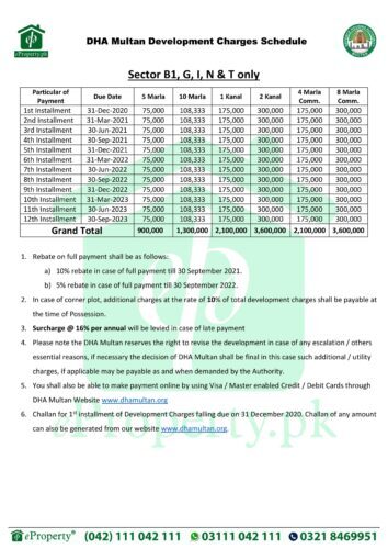 DHA Multan New Development Schedule Civil Dec 2020