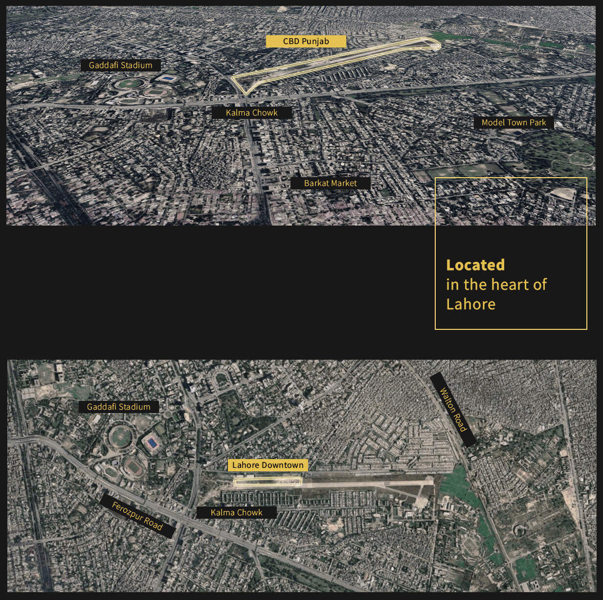 CBD Lahore DownTown Location