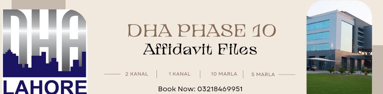 Buy DHA Lahore Phase 10 Files