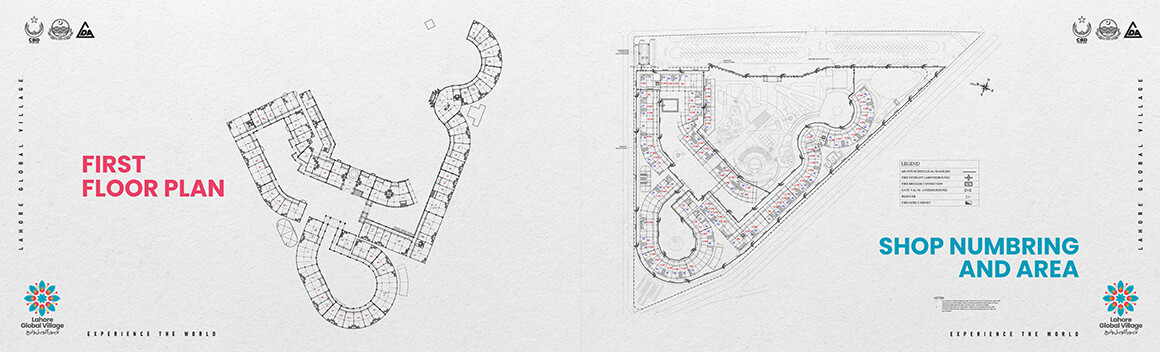 Lahore Global Village First Floor Plan