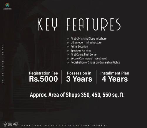 Grand Souq Lahore Key Features