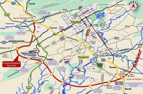 Rawalpindi Ring Road Alignment