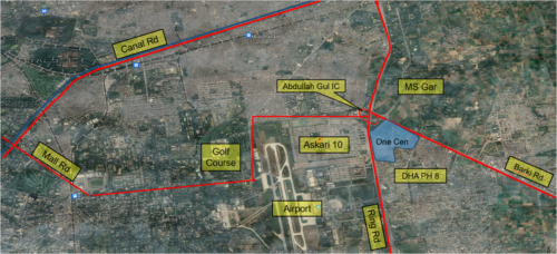 One Central DHA Lahore Location