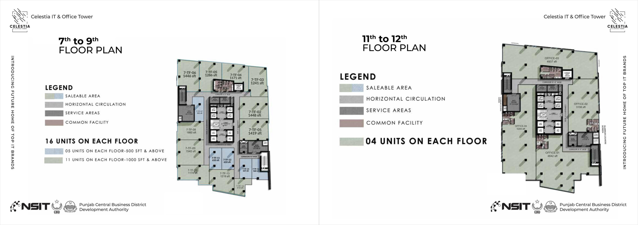 Celestial Tower Floor Plan