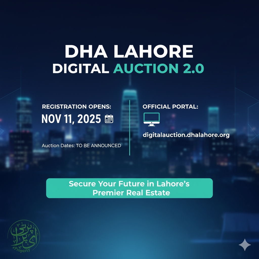 DHA Lahore Digital Auction 2 – Coming Soon | eProperty®